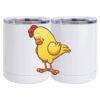 10 oz. White Stainless Steel Short Tumbler Thumbnail