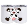 10 oz. White Stainless Steel Short Tumbler Thumbnail