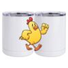 10 oz. White Stainless Steel Short Tumbler Thumbnail