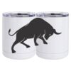 10 oz. White Stainless Steel Short Tumbler Thumbnail