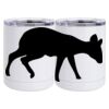 10 oz. White Stainless Steel Short Tumbler Thumbnail