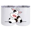 10 oz. White Stainless Steel Short Tumbler Thumbnail