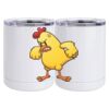10 oz. White Stainless Steel Short Tumbler Thumbnail