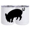 10 oz. White Stainless Steel Short Tumbler Thumbnail