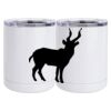 10 oz. White Stainless Steel Short Tumbler Thumbnail