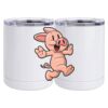 10 oz. White Stainless Steel Short Tumbler Thumbnail