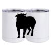 10 oz. White Stainless Steel Short Tumbler Thumbnail