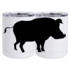 10 oz. White Stainless Steel Short Tumbler Thumbnail