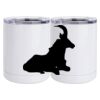 10 oz. White Stainless Steel Short Tumbler Thumbnail