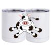 10 oz. White Stainless Steel Short Tumbler Thumbnail