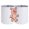 10 oz. White Stainless Steel Short Tumbler Thumbnail
