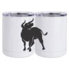10 oz. White Stainless Steel Short Tumbler Thumbnail