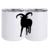 10 oz. White Stainless Steel Short Tumbler Thumbnail