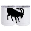 10 oz. White Stainless Steel Short Tumbler Thumbnail