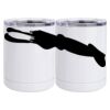10 oz. White Stainless Steel Short Tumbler Thumbnail