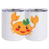 10 oz. White Stainless Steel Short Tumbler Thumbnail