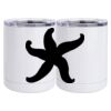 10 oz. White Stainless Steel Short Tumbler Thumbnail