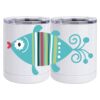 10 oz. White Stainless Steel Short Tumbler Thumbnail
