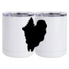10 oz. White Stainless Steel Short Tumbler Thumbnail