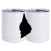 10 oz. White Stainless Steel Short Tumbler Thumbnail