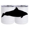 10 oz. White Stainless Steel Short Tumbler Thumbnail