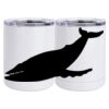 10 oz. White Stainless Steel Short Tumbler Thumbnail