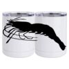10 oz. White Stainless Steel Short Tumbler Thumbnail