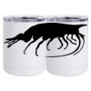 10 oz. White Stainless Steel Short Tumbler Thumbnail