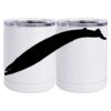 10 oz. White Stainless Steel Short Tumbler Thumbnail