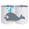 10 oz. White Stainless Steel Short Tumbler Thumbnail