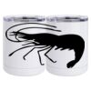 10 oz. White Stainless Steel Short Tumbler Thumbnail
