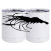 10 oz. White Stainless Steel Short Tumbler Thumbnail