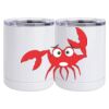 10 oz. White Stainless Steel Short Tumbler Thumbnail