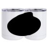10 oz. White Stainless Steel Short Tumbler Thumbnail