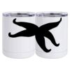 10 oz. White Stainless Steel Short Tumbler Thumbnail