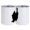10 oz. White Stainless Steel Short Tumbler Thumbnail