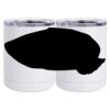 10 oz. White Stainless Steel Short Tumbler Thumbnail