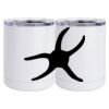 10 oz. White Stainless Steel Short Tumbler Thumbnail