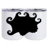 10 oz. White Stainless Steel Short Tumbler Thumbnail