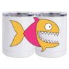 10 oz. White Stainless Steel Short Tumbler Thumbnail
