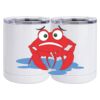 10 oz. White Stainless Steel Short Tumbler Thumbnail