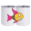 10 oz. White Stainless Steel Short Tumbler Thumbnail