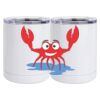 10 oz. White Stainless Steel Short Tumbler Thumbnail