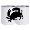 10 oz. White Stainless Steel Short Tumbler Thumbnail