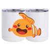 10 oz. White Stainless Steel Short Tumbler Thumbnail