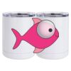 10 oz. White Stainless Steel Short Tumbler Thumbnail