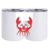 10 oz. White Stainless Steel Short Tumbler Thumbnail