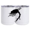 10 oz. White Stainless Steel Short Tumbler Thumbnail