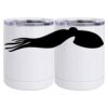 10 oz. White Stainless Steel Short Tumbler Thumbnail
