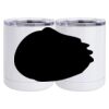 10 oz. White Stainless Steel Short Tumbler Thumbnail